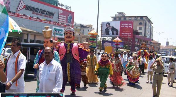 Mangalore Congress Padayatra from Tokkottu to Kulur