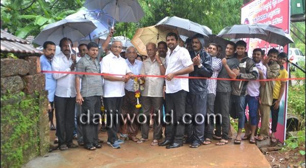 Newly concreted road near Kankanady temple inaugurated