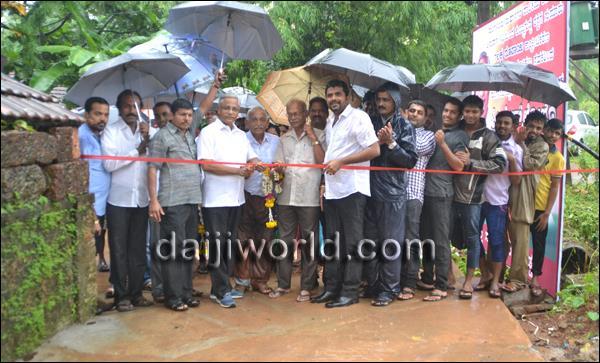 Newly concreted road near Kankanady temple inaugurated