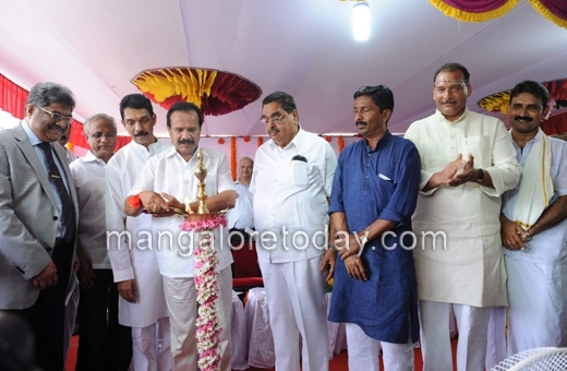 Union railway minister DVS lays foundation; M’lore - B’lore will be faster from March