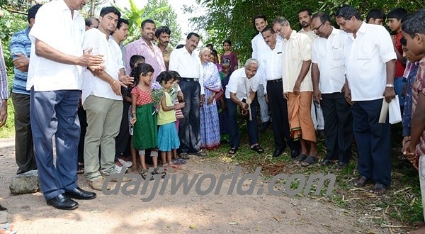 Lobo celebrates Deepavali by launching road projects worth 2.31 Cr