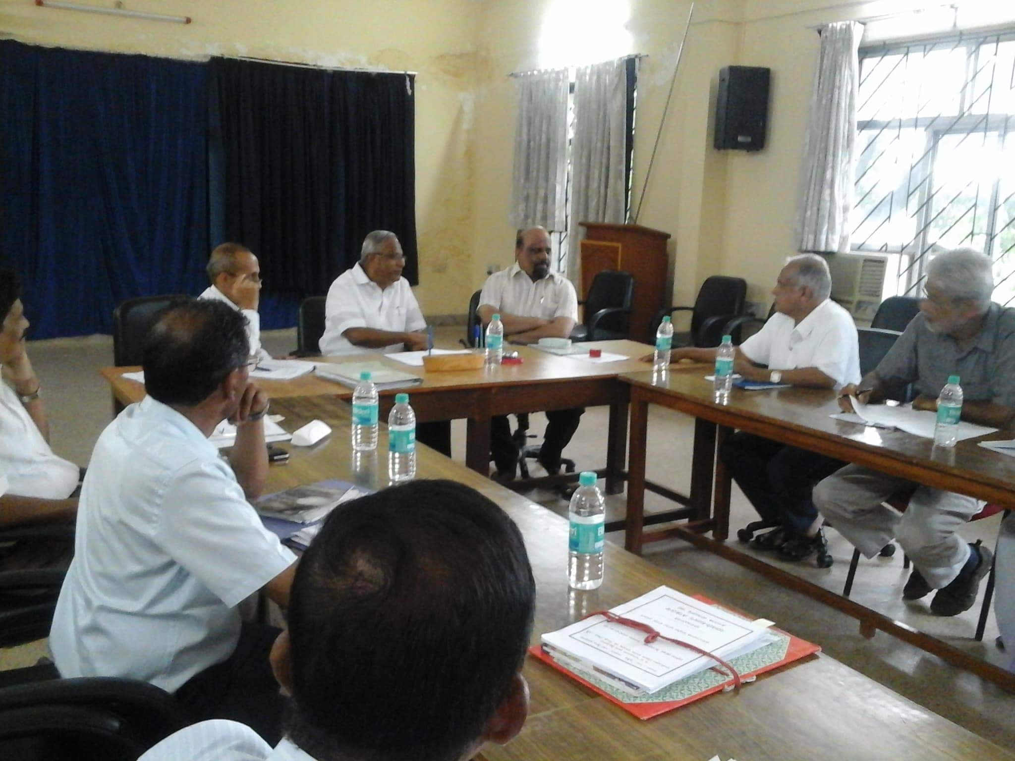 MLA J.R LOBO in Administrative Meeting at Pilikula.
