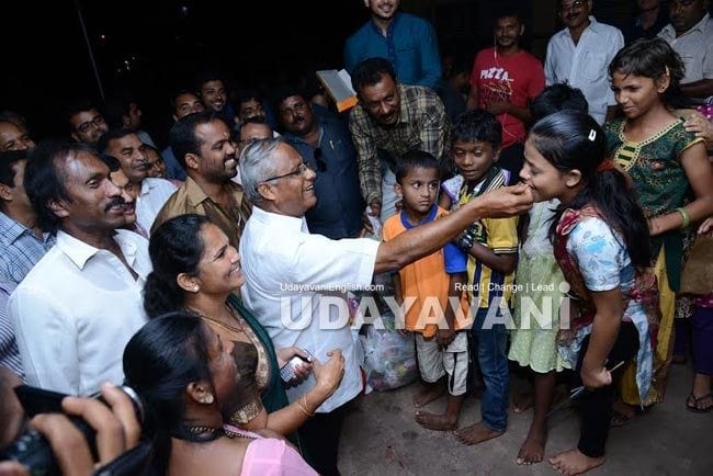 J R Lobo celebrates Deepavali with underprivileged children