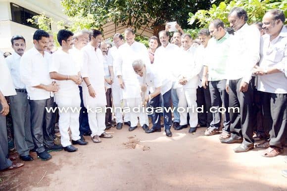 Sanyasi Gudde road up-gradation work inaugurated by MLA JR Lobo.