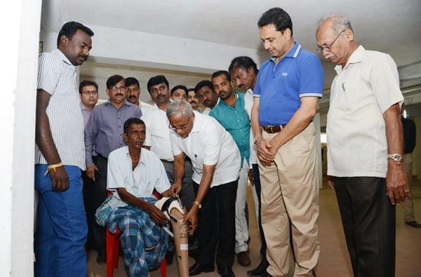 Mangaluru: Differently abled persons given free aid, appliances
