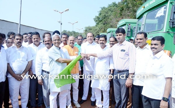 Solid waste management project of Mangalore City Corporation, inaugurated in Mangaluru.