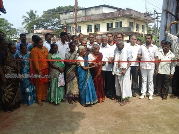 Mangaluru: MLA J R Lobo inaugurates concreted Subash Nagar Main Road in Port Ward