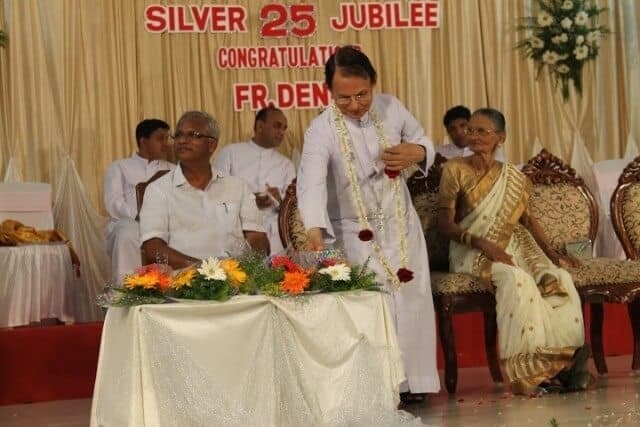 Udupi : Silver Jubilee of Priestly Ordination of Rev Fr. Denis D'Sa PRO of Udupi Diocese celebrated