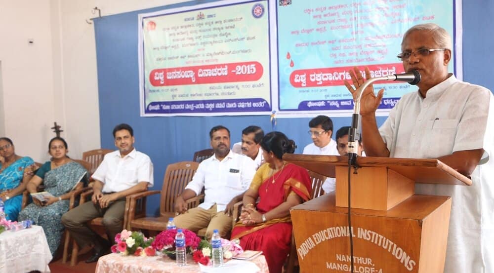 World Population and Blood Donors Day at Padua College