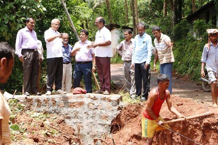 Mluru: MLA Lobo views collapsed culvert between Umikan – Saripalla; assures to reconstruct