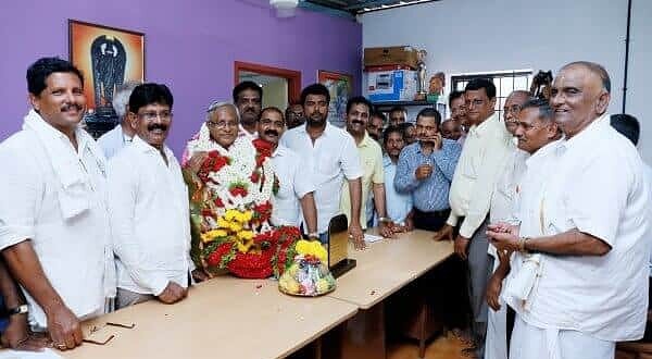 Shree Surya Narayana Temple felicitates MLA J R Lobo