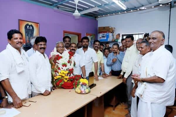 Shree Surya Narayana Temple felicitates MLA J R Lobo