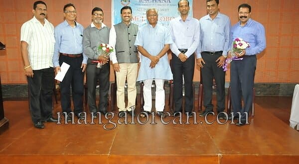 Rachana Felicitates MLA Lobo, Holds Talk on Success and Failure of Christian Entrepreneurship
