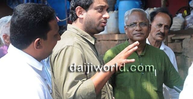 J R Lobo inspects Kaikamba market with CDA chairman