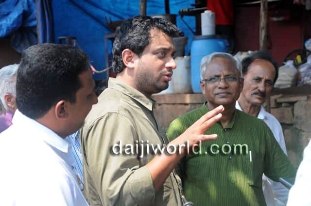 J R Lobo inspects Kaikamba market with CDA chairman