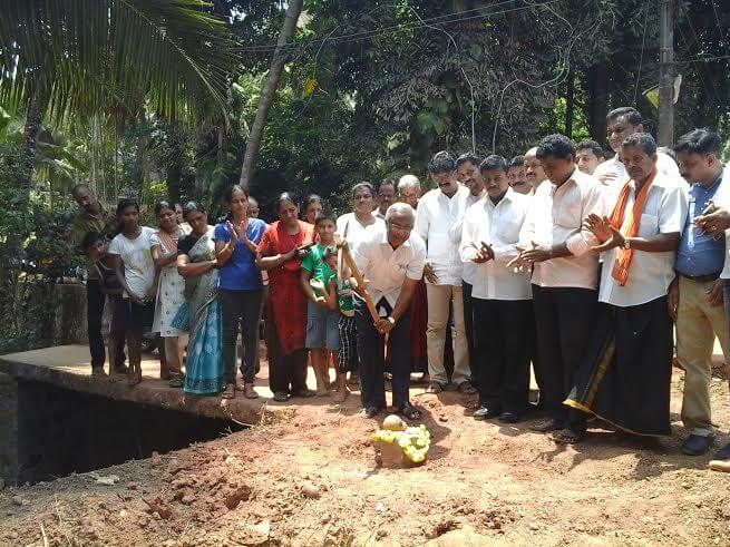 Mangaluru: Foundation laid for barrier wall at Bajjody, Prem Nagar