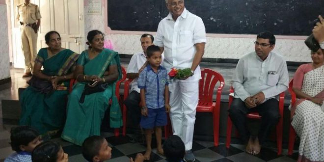 ಬಿಜಾಪುರದ ನವಸಾನಿಧ್ಯ ವಿಶೇಷ ಮಕ್ಕಳ ಶಾಲೆಗೆ ಜೆ.ಆರ್.ಲೋಬೊ ಭೇಟಿ