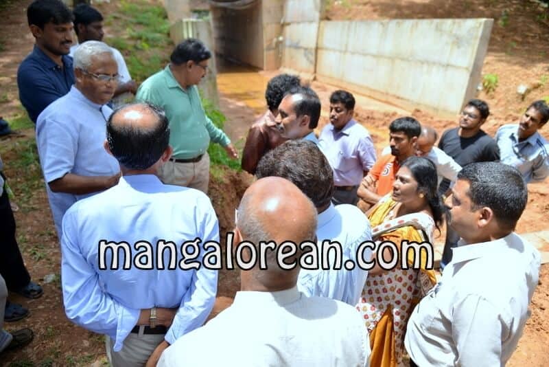 MLA Lobo Visits Jeppu Kudupady to Review Railway Underpass work