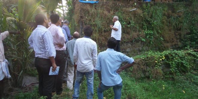 Mangaluru: MLA Lobo inspects ground work for undertaking 2nd phase of ADB works