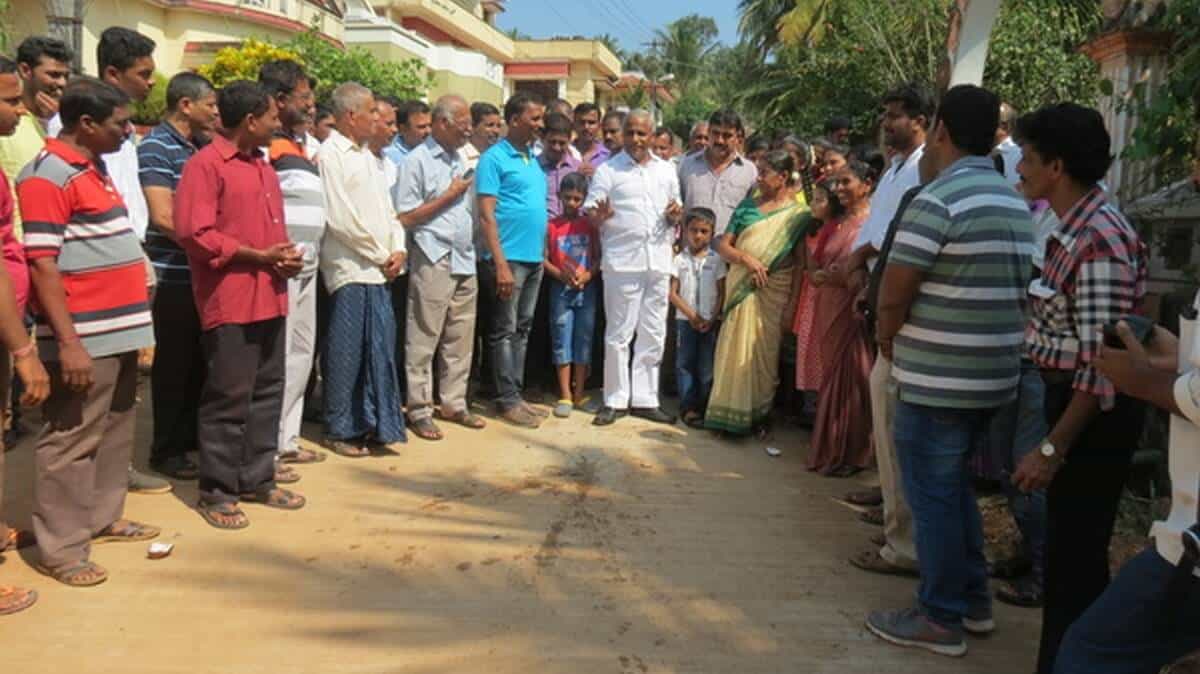 ವಾಸುಕಿನಗರಕ್ಕೆ 20 ಲಕ್ಷ ರೂಪಾಯಿ ವೆಚ್ಚದಲ್ಲಿ ಕಾಂಕ್ರೀಟ್ ರಸ್ತೆ : ಲೋಬೊ