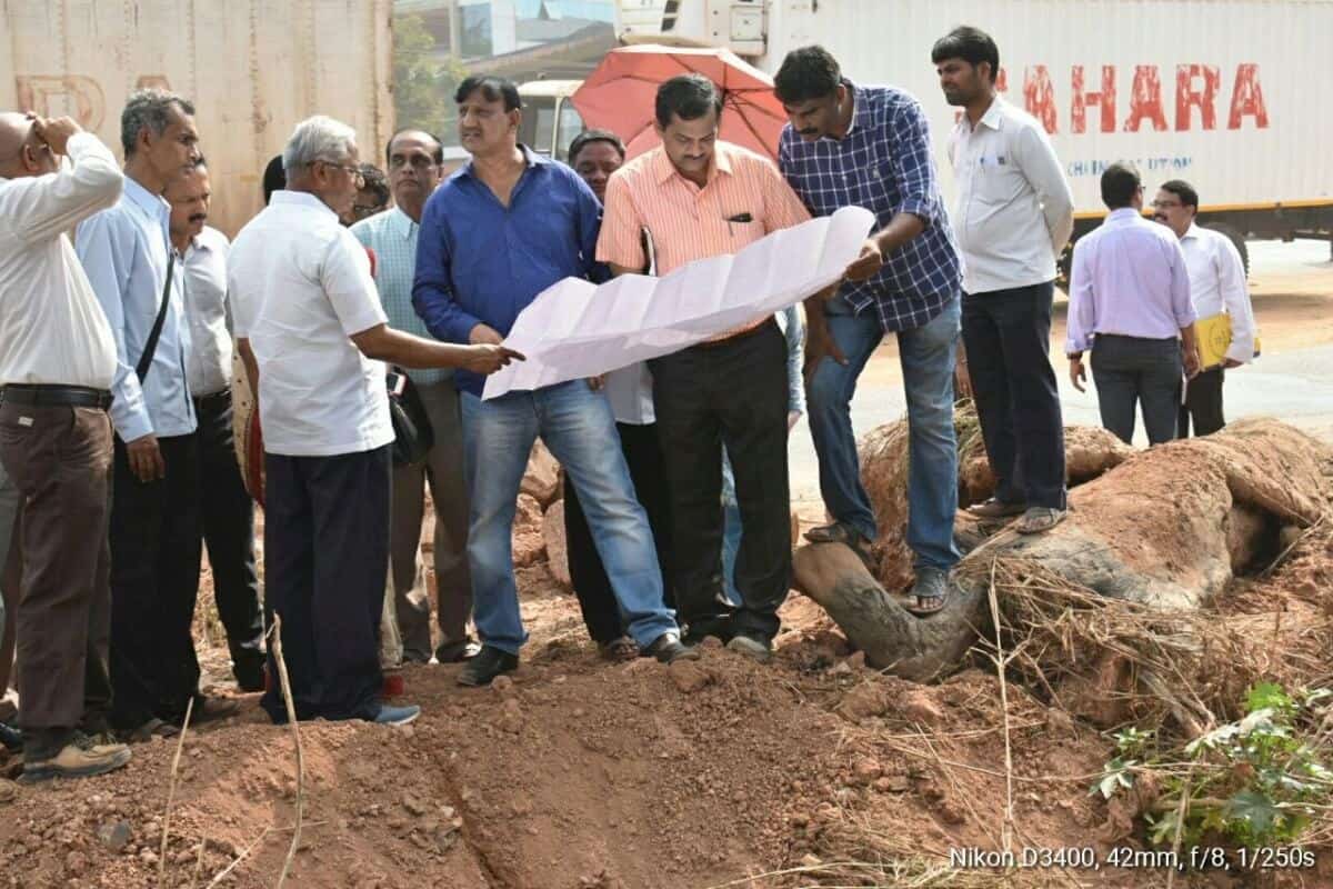 ಹೆದ್ದಾರಿ ಕಾಮಗಾರಿ ಪರಿಶೀಲನೆ ಮಾಡಿದ ಶಾಸಕ ಜೆ.ಆರ್.ಲೋಬೊ