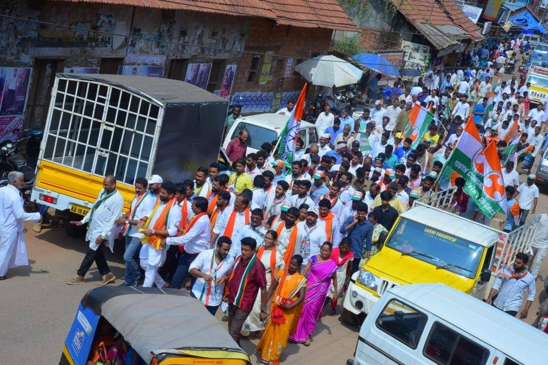 ಉಪ್ಪಿನಂಗಡಿ ಪರಿಸರದಲ್ಲಿ ಮಿಥುನ್ ಎಂ ರೈ ಅಬ್ಬರದ ಪ್ರಚಾರ