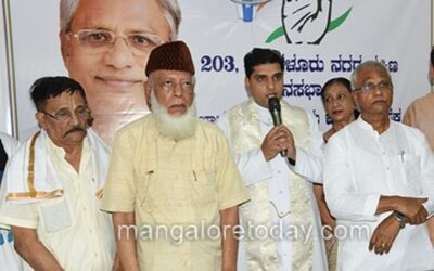 Election office of Mangaluru South Congress candidate J R Lobo inaugurated